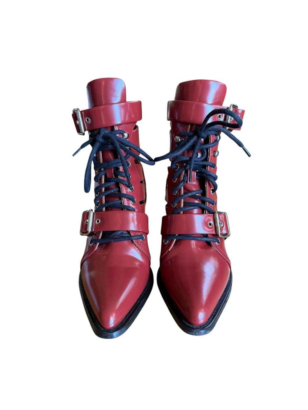 Chloe Rylee Cutout Motorcycle/Combat Boot EU 38.5 - Picture 3 of 8